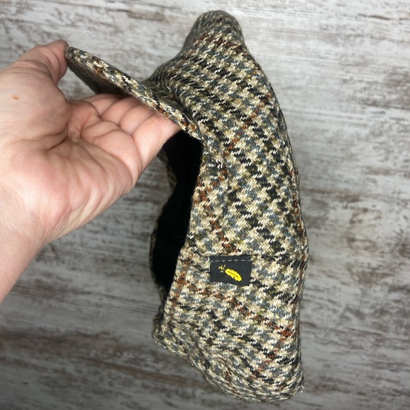 Hatman of Ireland wool tweed vintage flat cap hat snap EUC - Picture 6 of 8